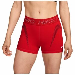 Női edzőnadrágok NIKE PRO W NP DF MR 3IN SHORT TT GRX-657-Red kép