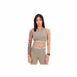 Női edzőtop NIKE PRO DF 365 CROP TANK-320-Beige kép