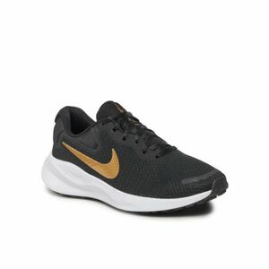 Női sportcipő (edzőcipő) NIKE Revolution 7 W black metallic gold white kép