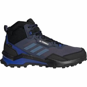 Férfi bokáig érő túracipő ADIDAS Terrex AX4 Mid GTX M shadow navy wonder steel semi lucid blue kép