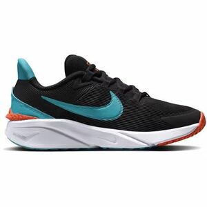 Fiú sportcipők (edzőcipők) NIKE Star Runner 4 Jr black bright crimson white dusty cactus kép
