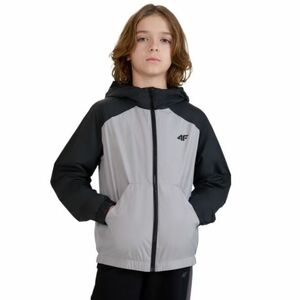 Fiú kapucnis dzseki 4F JUNIOR JACKET-JWSS25TJACM185-25S-GREY kép