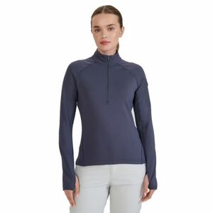 Női túrázó pulóver 1 2 cipzárral 4F SWEATSHIRT FNK-WSS25TFSWF476-22S-ANTHRACITE kép