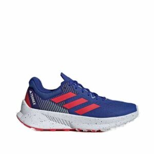 Férfi futó trail cipők ADIDAS Terrex Soulstride Flow M dash grey pure ruby semi lucid blue kép