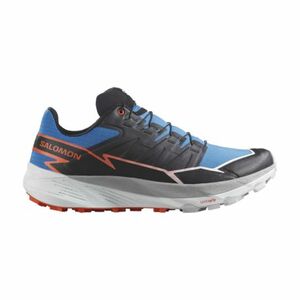 Férfi futó trail cipők SALOMON Thundercross M french blue black cherry tomato kép