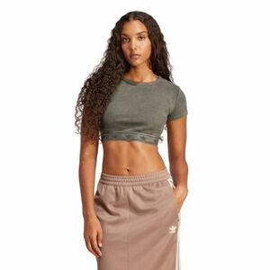 Női rövid ujjú póló ADIDAS ORIGINALS RIB SS TOP-JD0041-Black kép