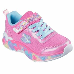 Lány szabadidőcipő SKECHERS S Lights Eternal Heart Lights K hot pink multi trim kép