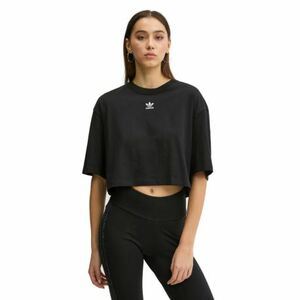 Női rövid ujjú póló ADIDAS ORIGINALS ESS CROP TEE BLACK kép
