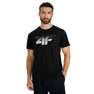 Férfi rövid ujjú póló 4F TSHIRT M2359-WAW25TTSHM2359-20S-DEEP BLACK kép