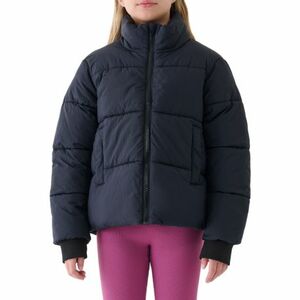 Lánykabát 4F JUNIOR DOWN JACKET F613-4FJWAW25TDJAF613-20S-DEEP BLACK kép