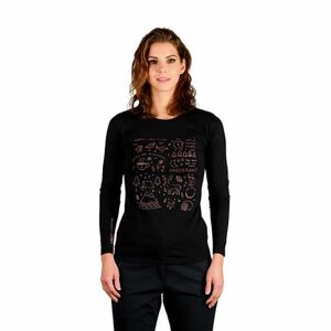 Női túrázó hosszú ujjú póló NORTHFINDER RIYA-269black kép