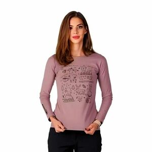 Női túrázó hosszú ujjú póló NORTHFINDER RIYA-537oldrose kép