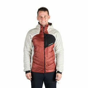 Férfi bélelt túrázó pulóver cipzárral NORTHFINDER EMERYTH-710multicolor kép