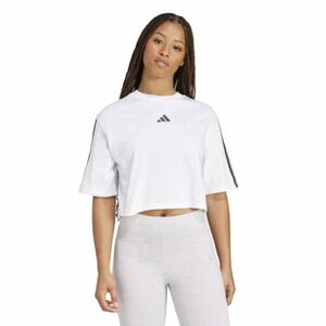 Női rövid ujjú póló ADIDAS W 3S SJ TLR T WHITE BLACK kép