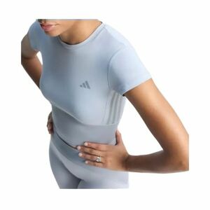 Női rövid ujjú edzőpóló ADIDAS HYG SHN BABY T HALSIL GREY kép