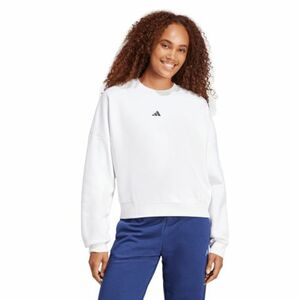 Női bélelt kapucnis pulóver ADIDAS W SL FC SWT WHITE BLACK kép