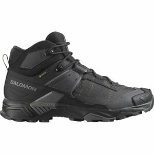 Férfi bokáig érő túracipő SALOMON X Ultra 5 Mid GTX M black asphalt castlerock kép