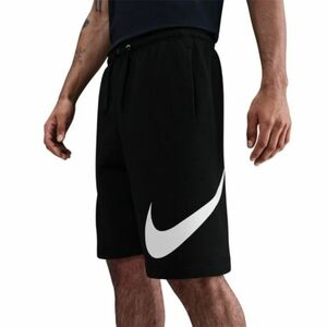 Férfi melegítőnadrág rövidnadrág NIKE M NK CLUB BB SHORT GX BLACK BLACK WHITE kép