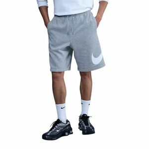 Férfi melegítőnadrág rövidnadrág NIKE M NK CLUB BB SHORT GX DK GREY HEATHER LT SMOKE GREY WHITE kép