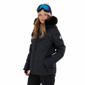 Női síkabát FUNDANGO Elyra Fur Padded Jacket-905- black embossed kép