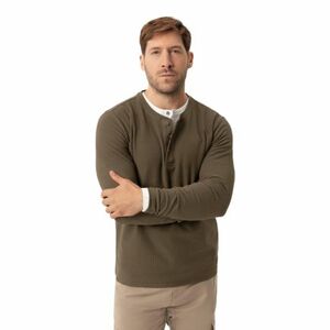 Férfi hosszú ujjú póló VOLCANO L-ONYX-BROWN kép