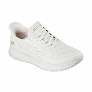 Női szabadidőcipők SKECHERS Bobs Squad 4 Key Look Slip-Ins W white kép