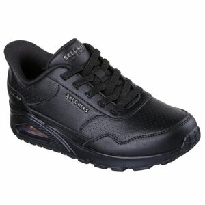 Női szabadidőcipők SKECHERS Uno Banksia Luxe Slip-Ins W black black kép