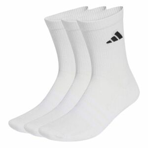 Zoknik ADIDAS 3PACK-C ESS CRW 3P WHITE WHITE BLACK kép