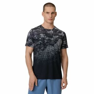 Férfi rövid ujjú edzőpóló 4F TSHIRT FNK M1787-25A-GREY ALLOVER kép