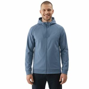 Férfi edzőpulóver cipzárral 4F SWEATSHIRT FNK M631-32M-DENIM MELANGE kép