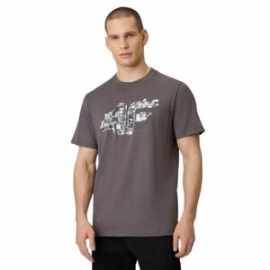 Férfi rövid ujjú póló 4F TSHIRT M2659-24S-MIDDLE GREY kép
