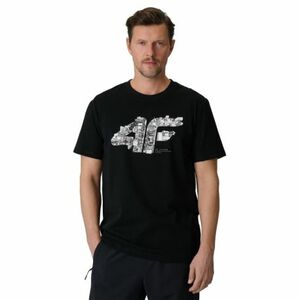 Férfi rövid ujjú póló 4F TSHIRT M2659-20S-DEEP BLACK kép