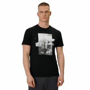 Férfi rövid ujjú póló 4F TSHIRT M2660-20S-DEEP BLACK kép