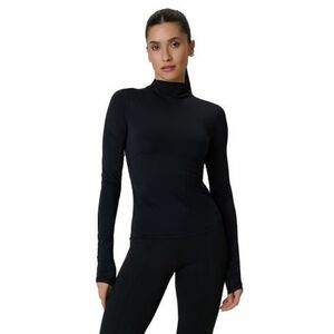 Női hosszú ujjú edzőpóló 4F LONGSLEEVE FNK F502-20S-DEEP BLACK kép