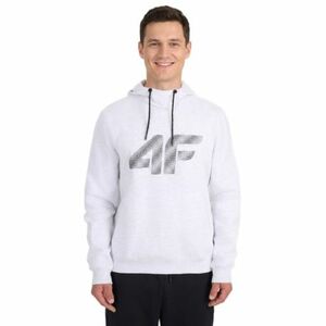 Férfi kapucnis pulóver 4F SWEATSHIRT M2548-27M-COLD LIGHT GREY MELANGE kép