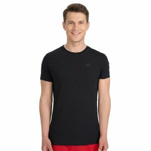 Férfi rövid ujjú póló 4F TSHIRT M3340-20S-DEEP BLACK kép