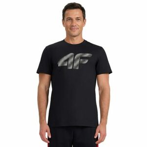 Férfi rövid ujjú póló 4F TSHIRT M3342-020S-DEEP BLACK kép