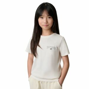 Lány póló rövid ujjú 4F JUNIOR TSHIRT F2886-11S-OFF WHITE kép