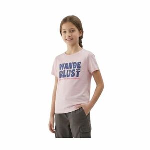 Lány póló rövid ujjú 4F JUNIOR TSHIRT F2884-56S-LIGHT PINK kép
