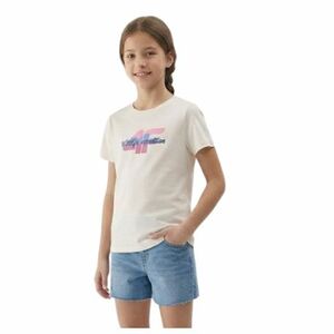 Lány póló rövid ujjú 4F JUNIOR TSHIRT F2885-11S-OFF WHITE kép