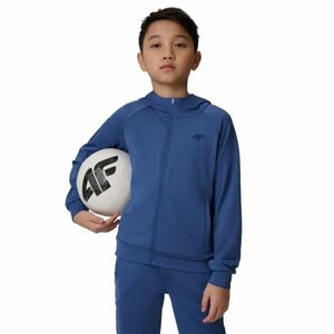 Fiú edzőpulóver cipzárral 4F JUNIOR SWEATSHIRT FNK M690-31S-NAVY kép