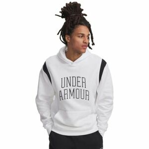 Férfi melegített kapucnis pulóver UNDER ARMOUR UA Rival Fleece Nov Hoodie-WHT kép