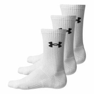 Zoknik UNDER ARMOUR 3 PACK-UA Performance Cotton Crw-WHT kép