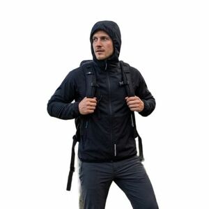 Férfi túrabunda kapucnival NORTHFINDER BENEDICTO-269black kép