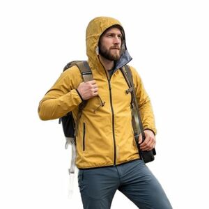 Férfi túrabunda kapucnival NORTHFINDER BENEDICTO-520mustard kép