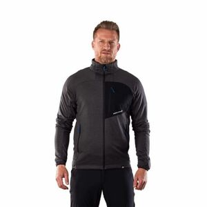 Férfi túrázó polár pulóver cipzárral NORTHFINDER EUSTACIO-270blackblack kép