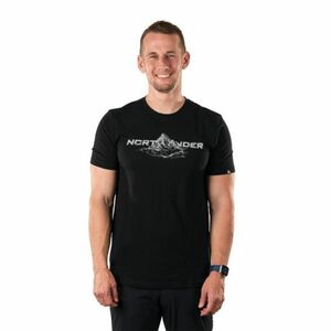 Férfi rövid ujjú túrázó póló NORTHFINDER FID-301darkgrey kép