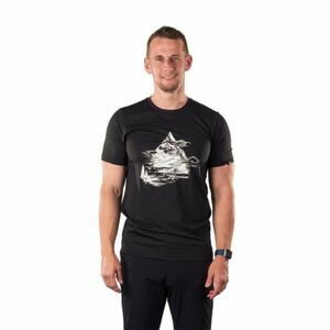 Férfi rövid ujjú túrázó póló NORTHFINDER NADAR-269black kép