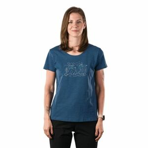 Női rövid ujjú túrázó póló NORTHFINDER HELENA-464bluenights kép