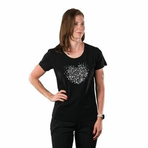 Női rövid ujjú túrázó póló NORTHFINDER INES-269black kép